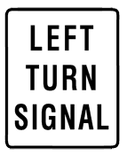 left signal