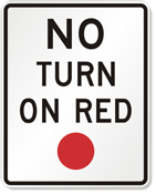 No turn on red