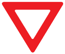 DMV practice tests - Yield Sign