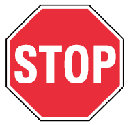This sign indicates stop and wait until the way is clear before proceeding
