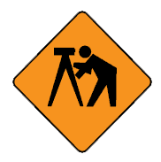 This sign indicates watch out for survey crew on the road ahead